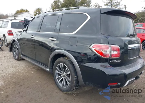 2019 Nissan Armada Sl z USA, uszkodzony, nr VIN JN8AY2ND4K9087845